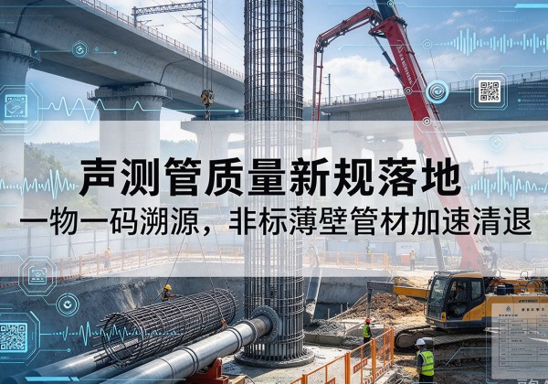 肥乡声测管质量新规落地，一物一码溯源，非标薄壁管材加速清退